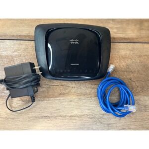 Cisco Linksys E1000 Wireless N Router with Power Adapter and Ethernet Cable‎
